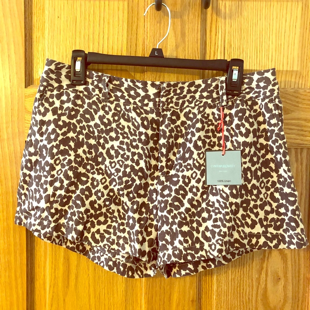Cynthia Rowley Linen Shorts NWT